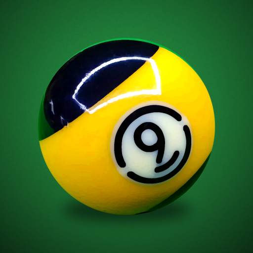 Electro-Coach icon: a 9-ball on green felt